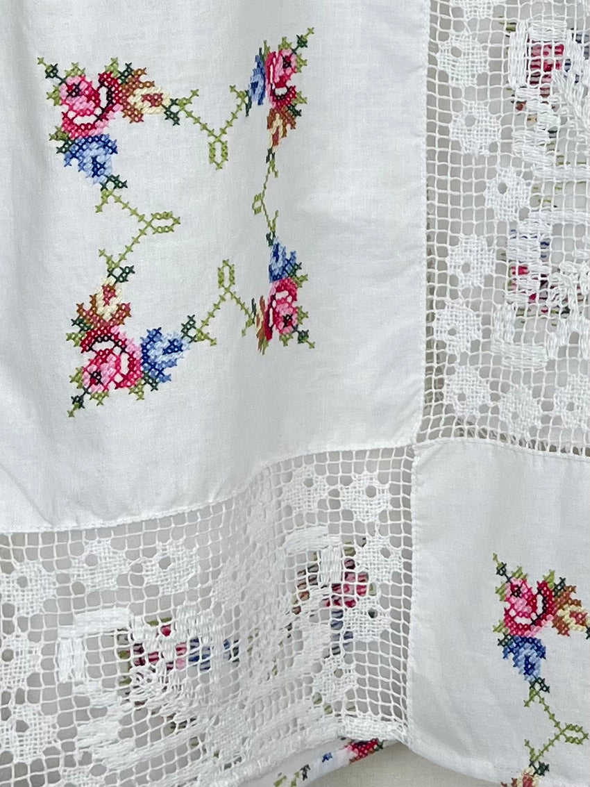 SQUARES TABLECLOTH SHIRT - SIZE 52