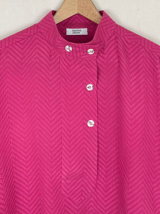 RASPBERRY SILK TOP - ONE SIZE