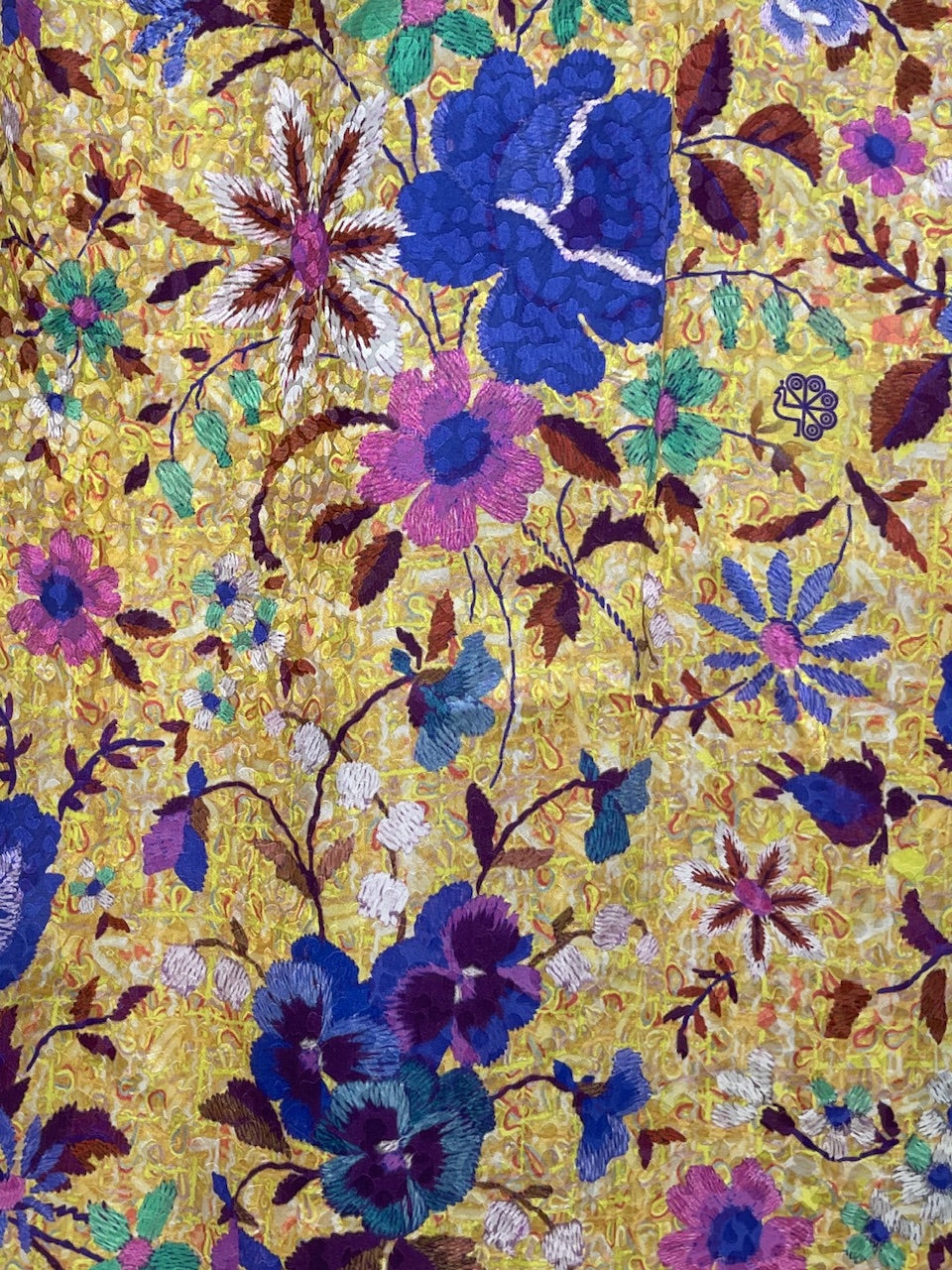 FLORAL SILK SHIRT - SIZE 48