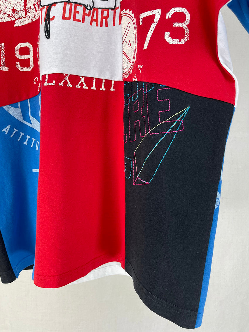 PATCHWORK T-SHIRT - SIZE M