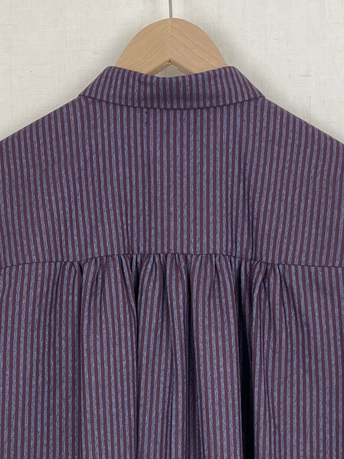 STRIPED SHIRT DRESS- SIZE S