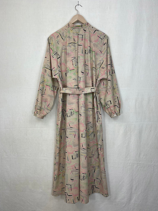 VINTAGE FABRIC DRESS - ONE SIZE