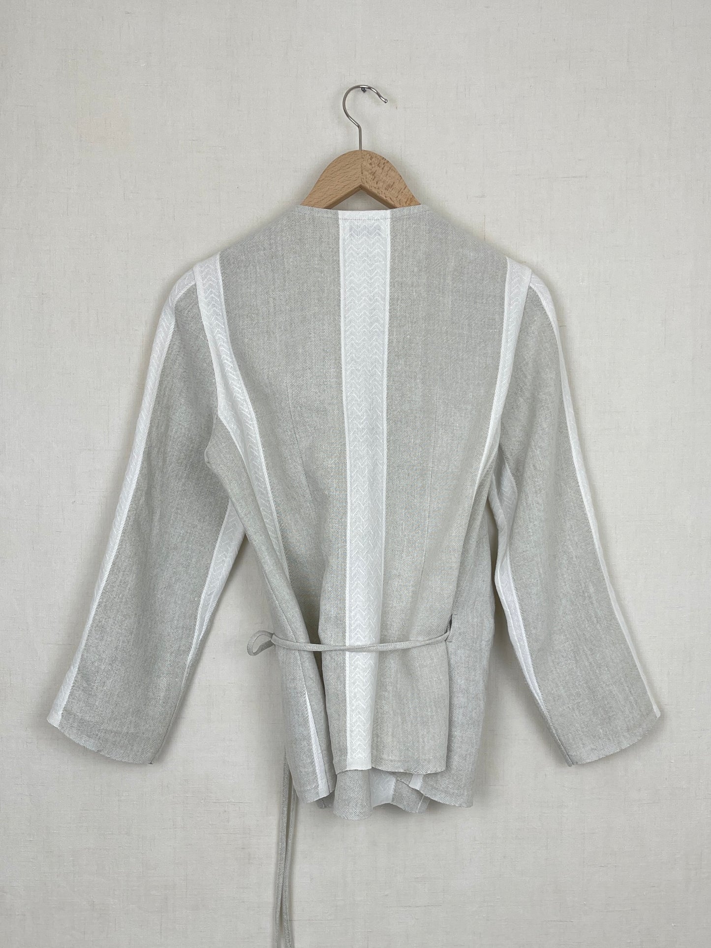TABLE CLOTH WRAP JACKET - M