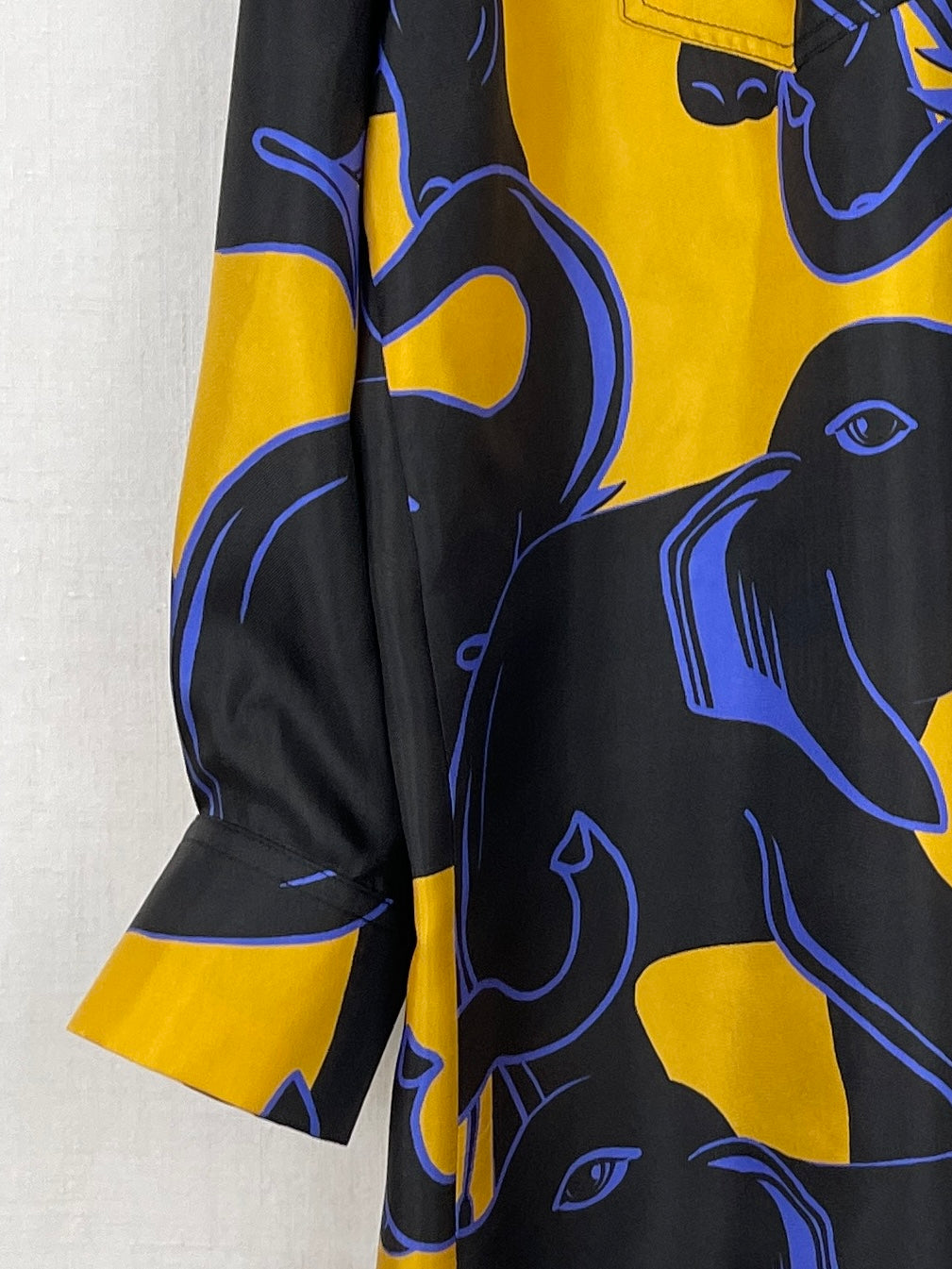 SILK ELEPHANT SHIRT - ONE SIZE
