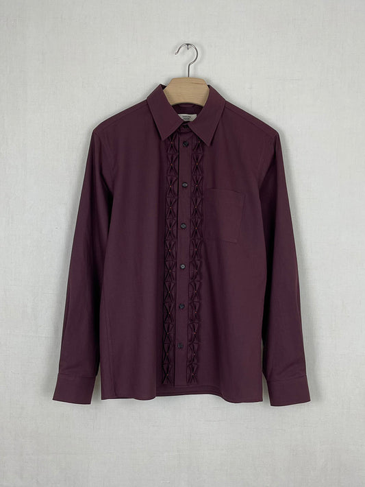 ROSETTE RUFFLED SHIRT