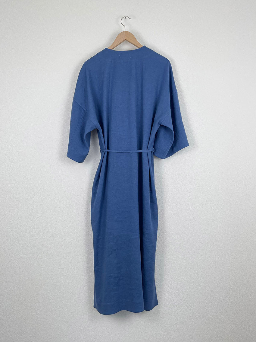 LINEN KIMONO DRESS - ONE SIZE