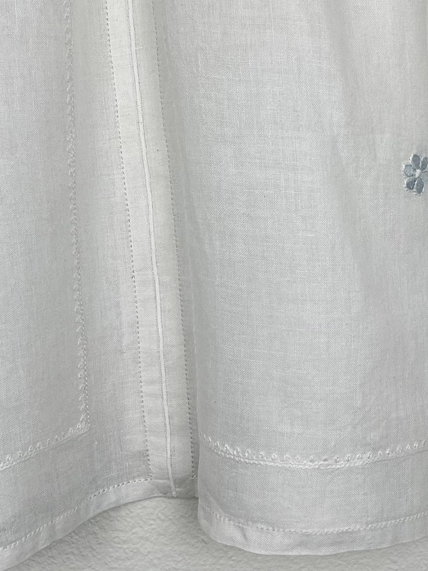 FINE LINEN TABLECLOTH SHIRT - SIZE 52