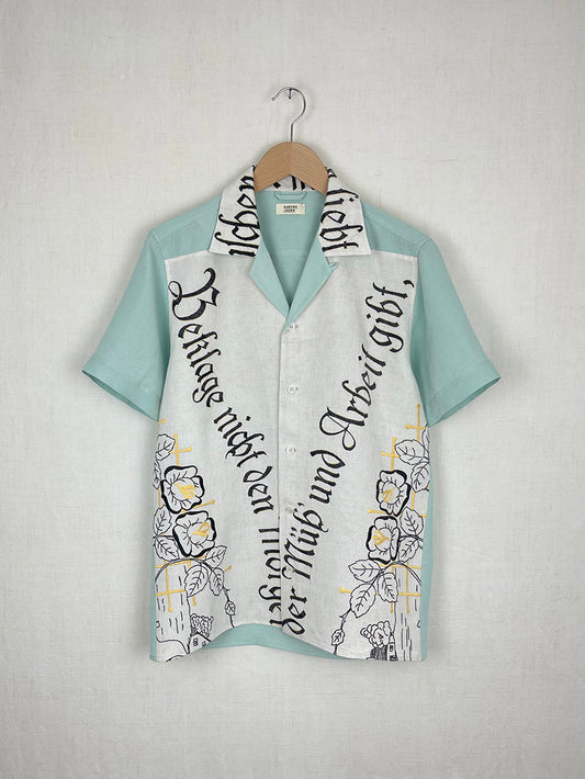 EMBROIDERED LIFE WISDOM SHIRT - SIZE 44