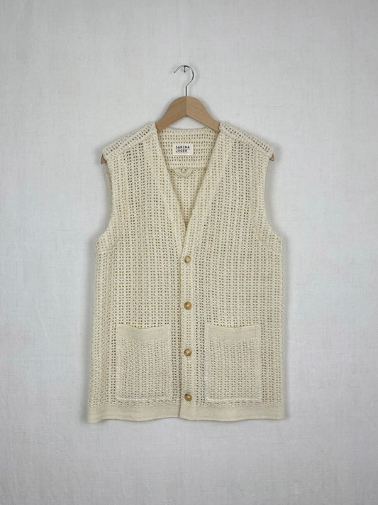 LAN AIR CEL WOOL GILET - SIZE 44