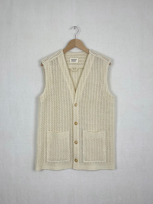 LAN AIR CEL WOOL GILET - SIZE 44