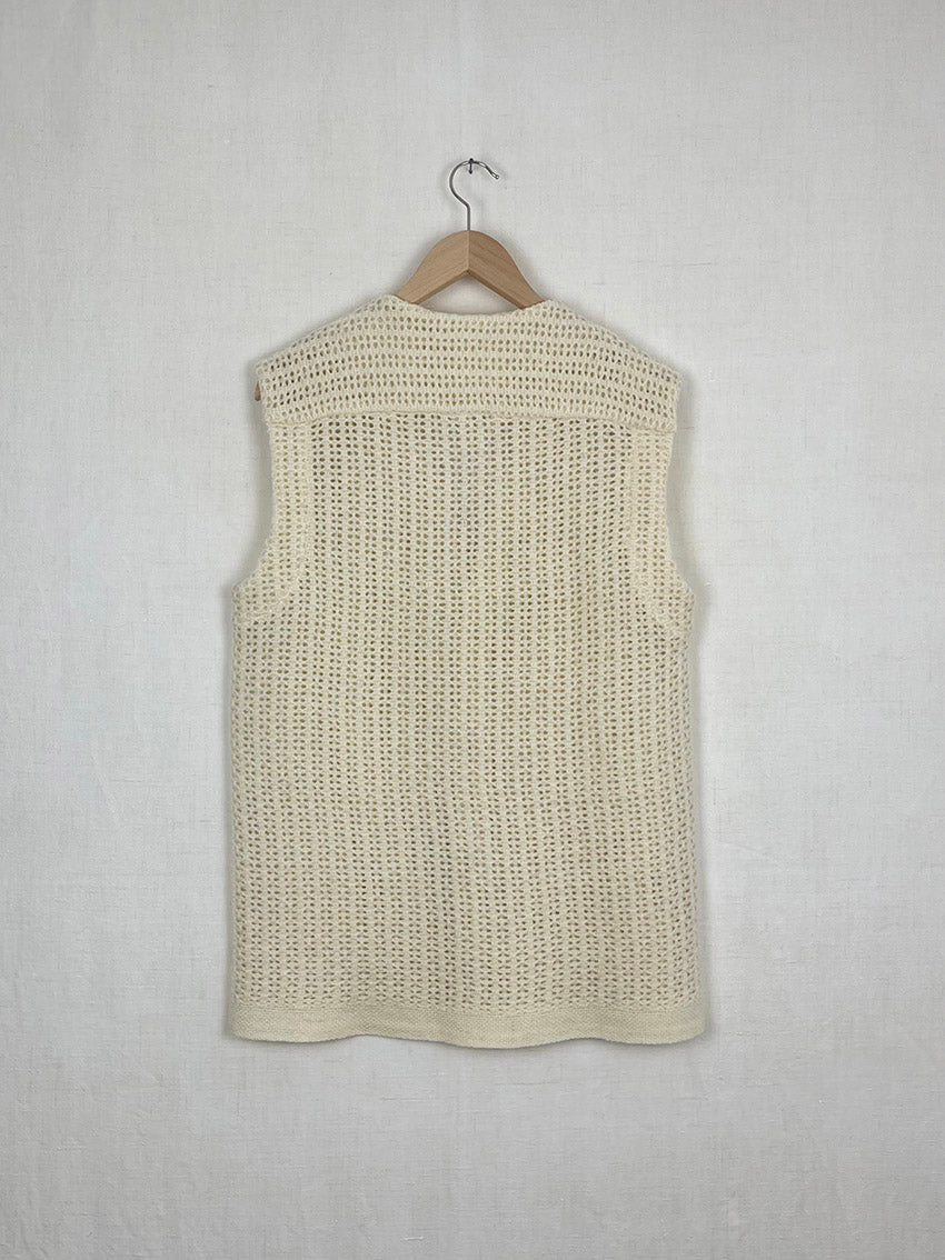 LAN AIR CEL WOOL GILET - SIZE 44