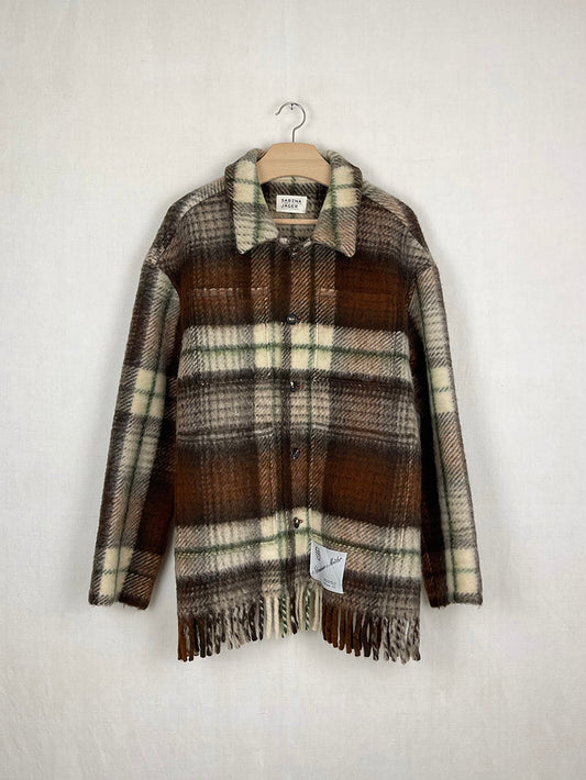 STRUNKMANN & MEISTER WOOL BLANKET JACKET - SIZE M