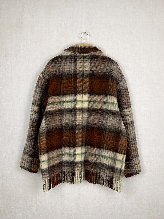 STRUNKMANN & MEISTER WOOL BLANKET JACKET - SIZE M