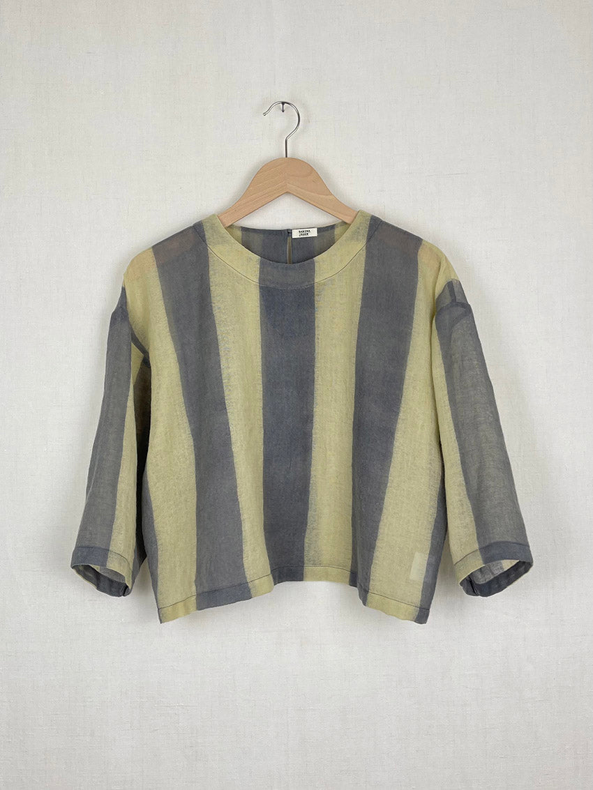 STRIPED WOOL TOP - ONE SIZE