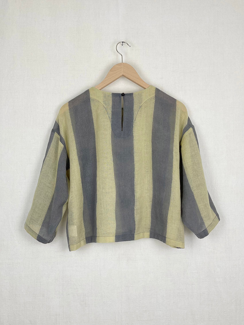 STRIPED WOOL TOP - ONE SIZE