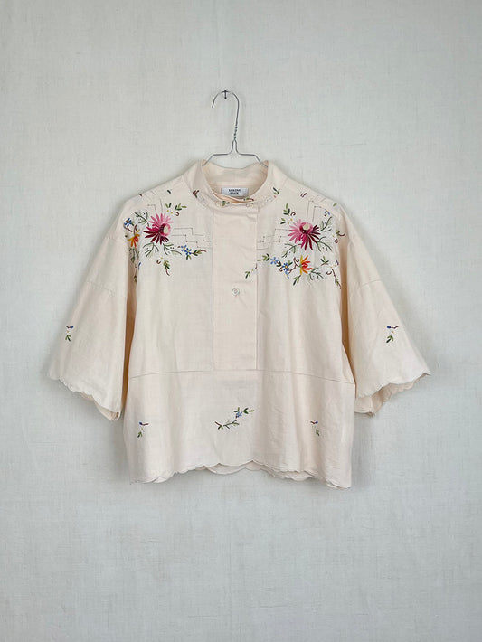 EMBROIDERED TABLECLOTH TOP - ONE SIZE