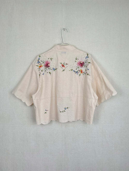 EMBROIDERED TABLECLOTH TOP - ONE SIZE