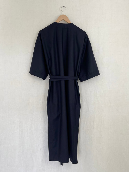 WOOL KIMONO-STYLE DRESS - ONE SIZE