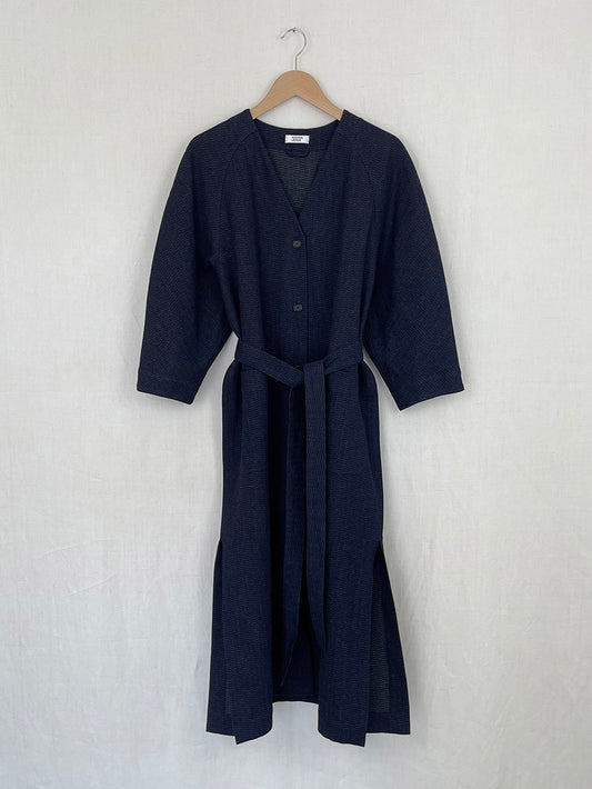DENIM COAT DRESS - ONE SIZE