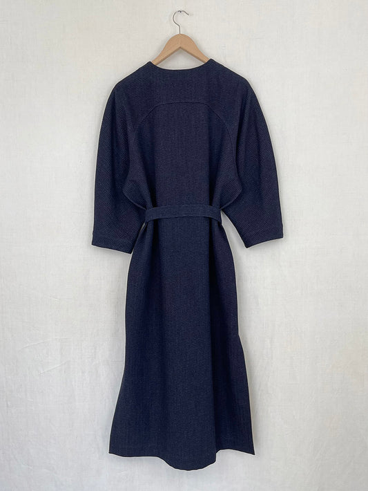 DENIM COAT DRESS - ONE SIZE