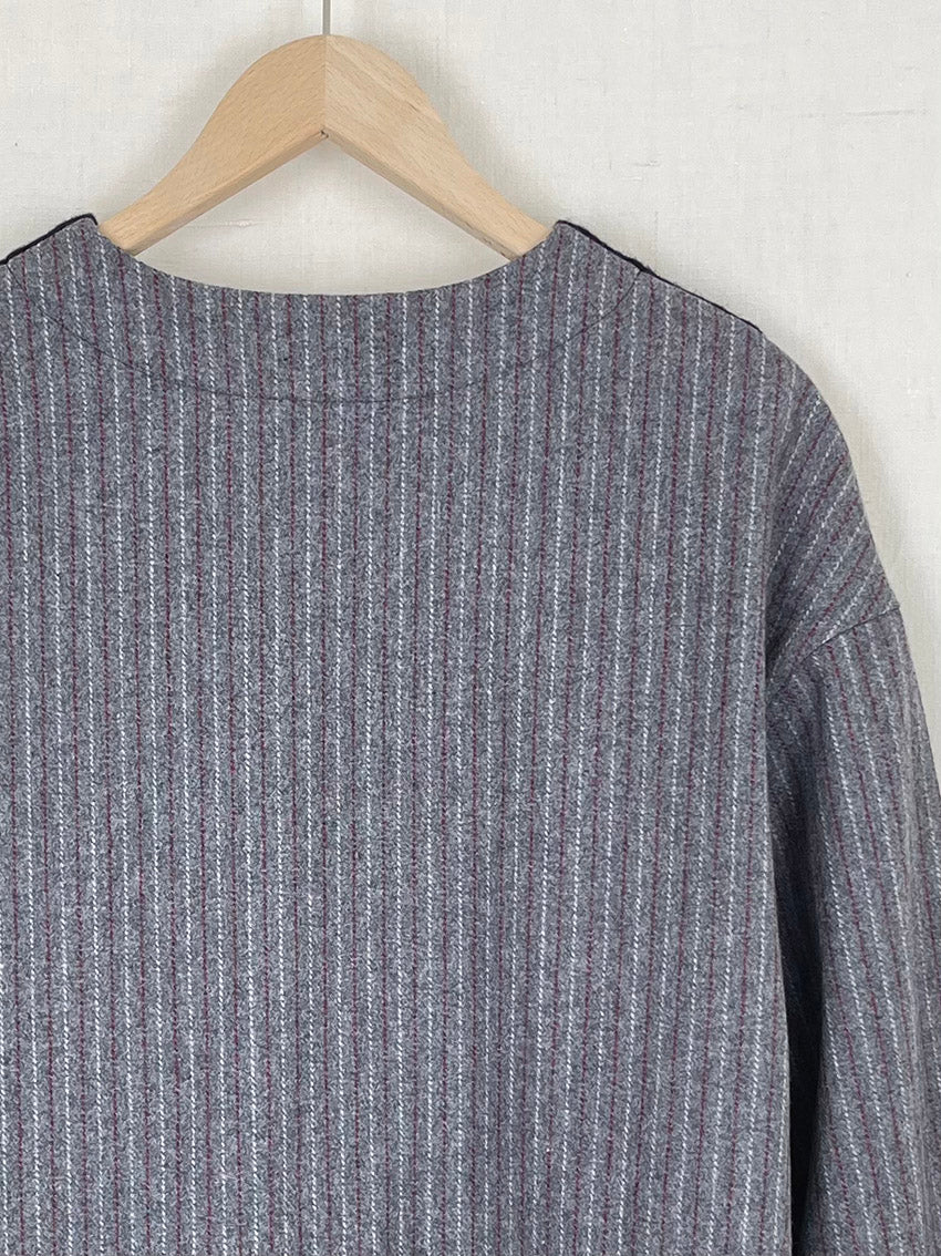 WOOL SCARF JACKET - SIZE M