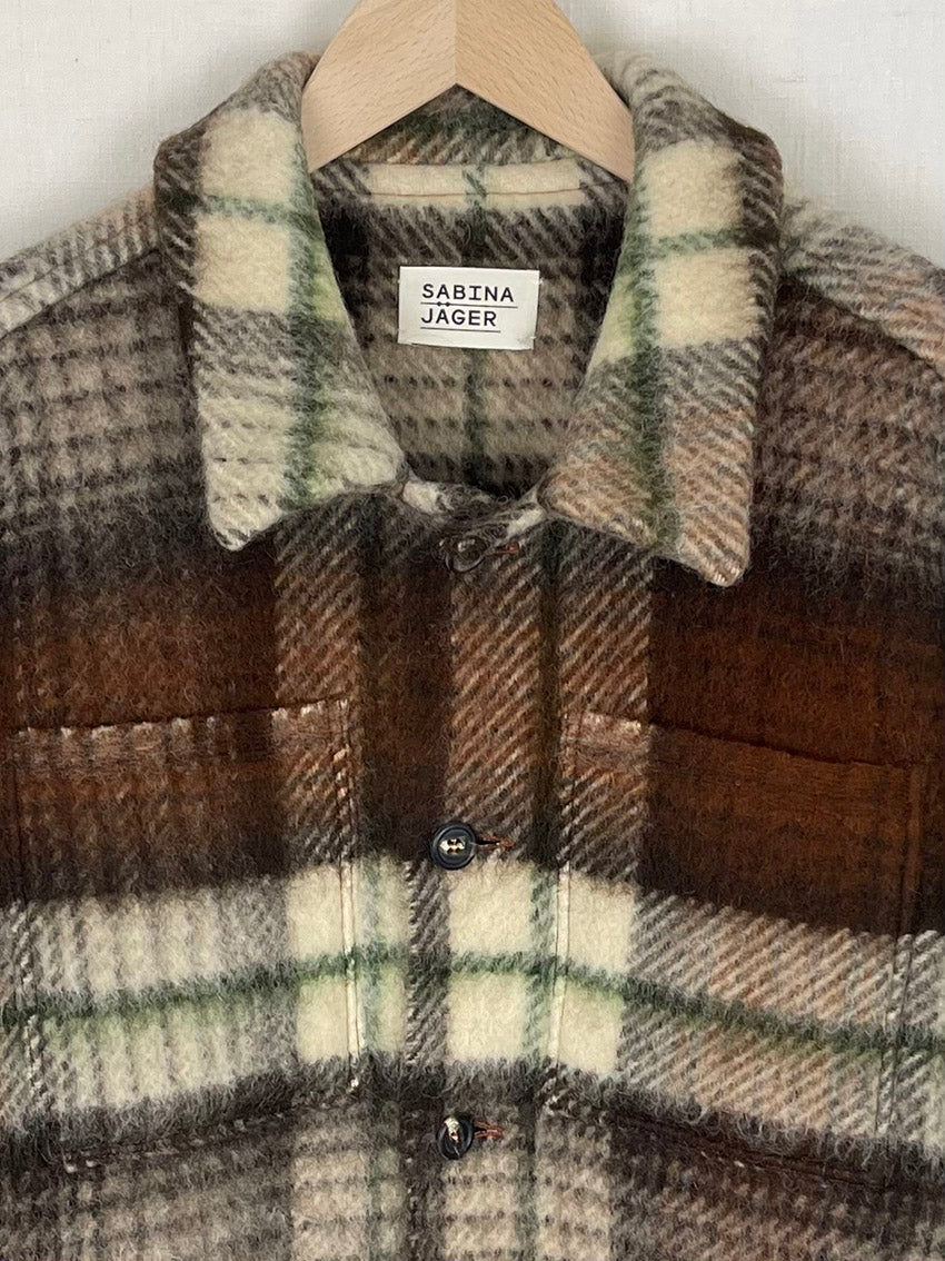 STRUNKMANN & MEISTER WOOL BLANKET JACKET - SIZE M