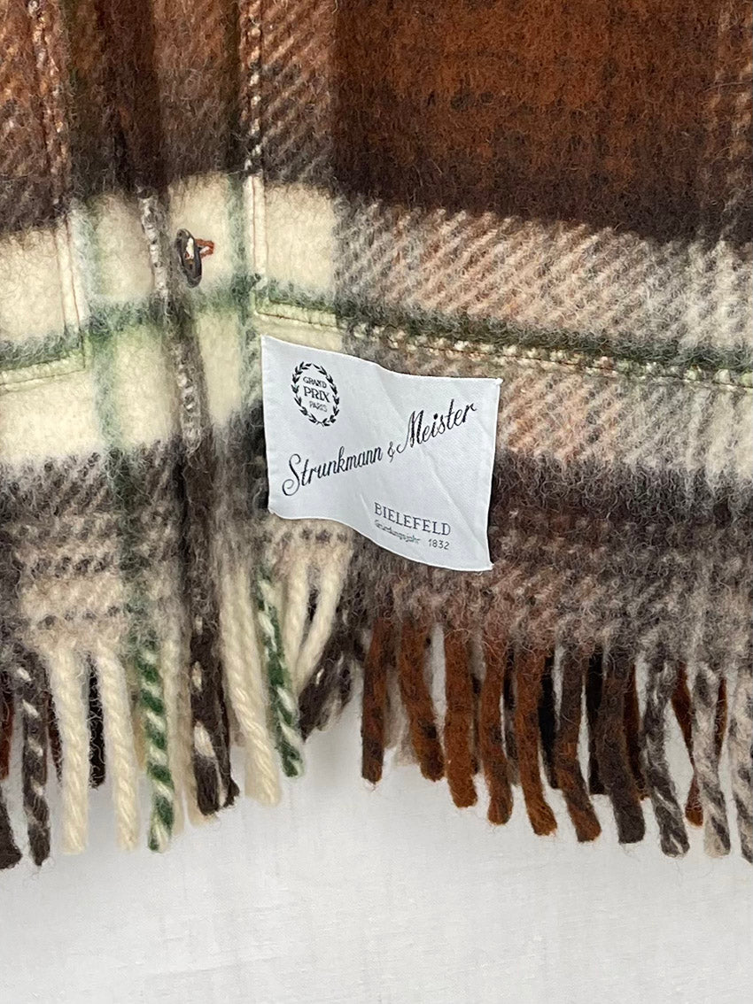 STRUNKMANN & MEISTER WOOL BLANKET JACKET - SIZE M