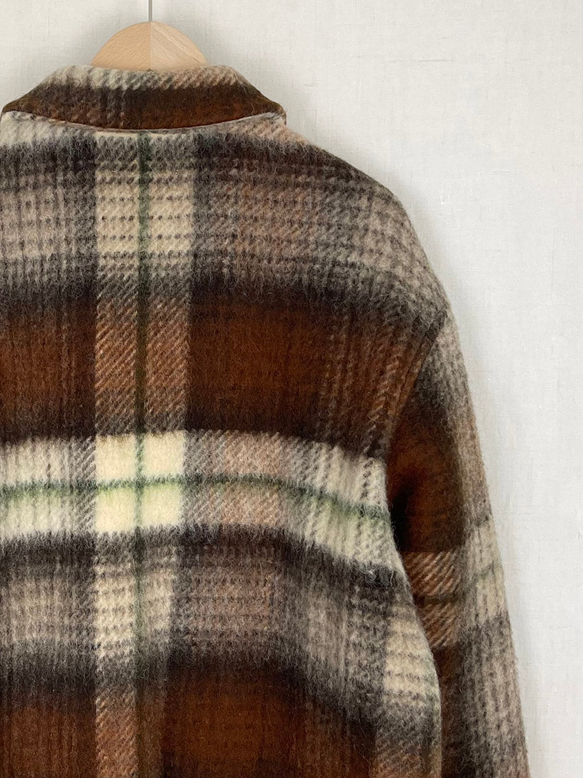 STRUNKMANN & MEISTER WOOL BLANKET JACKET - SIZE M