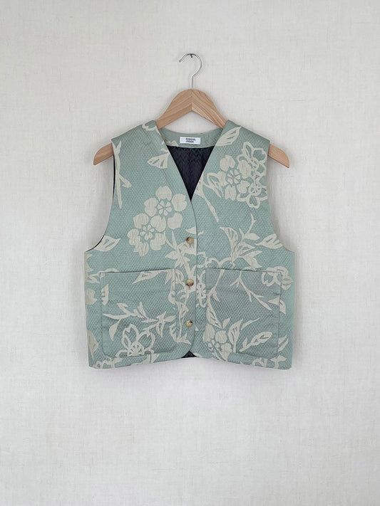 VINTAGE SILK VEST - S