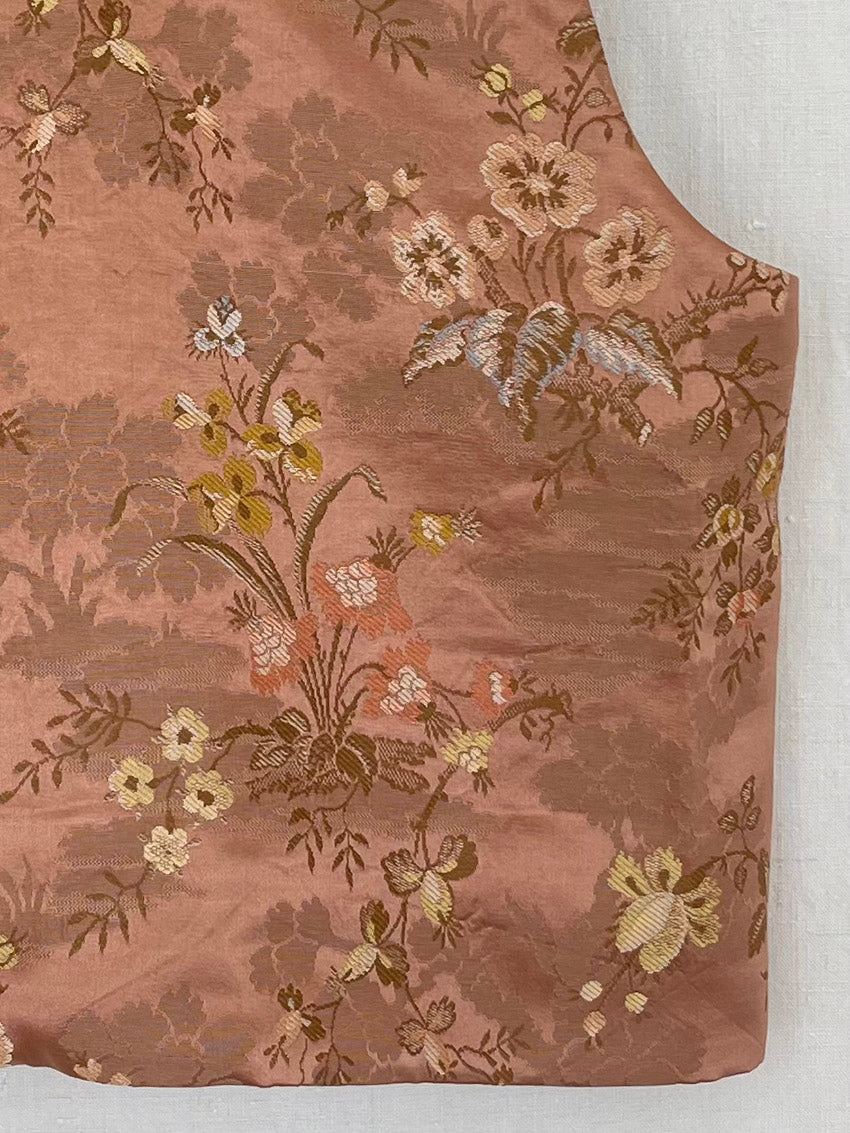 VINTAGE SILK VEST - M