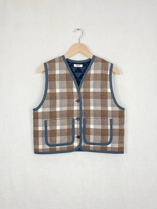 FRAMED WOOL VEST - SIZE S