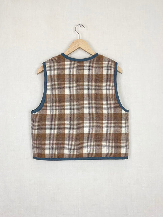 FRAMED WOOL VEST - SIZE S