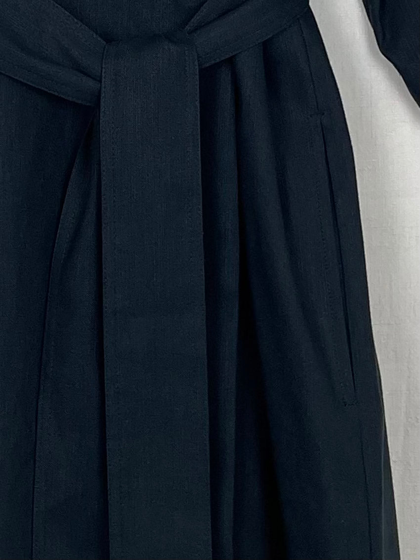 LINEN KIMONO-STYLE DRESS - ONE SIZE