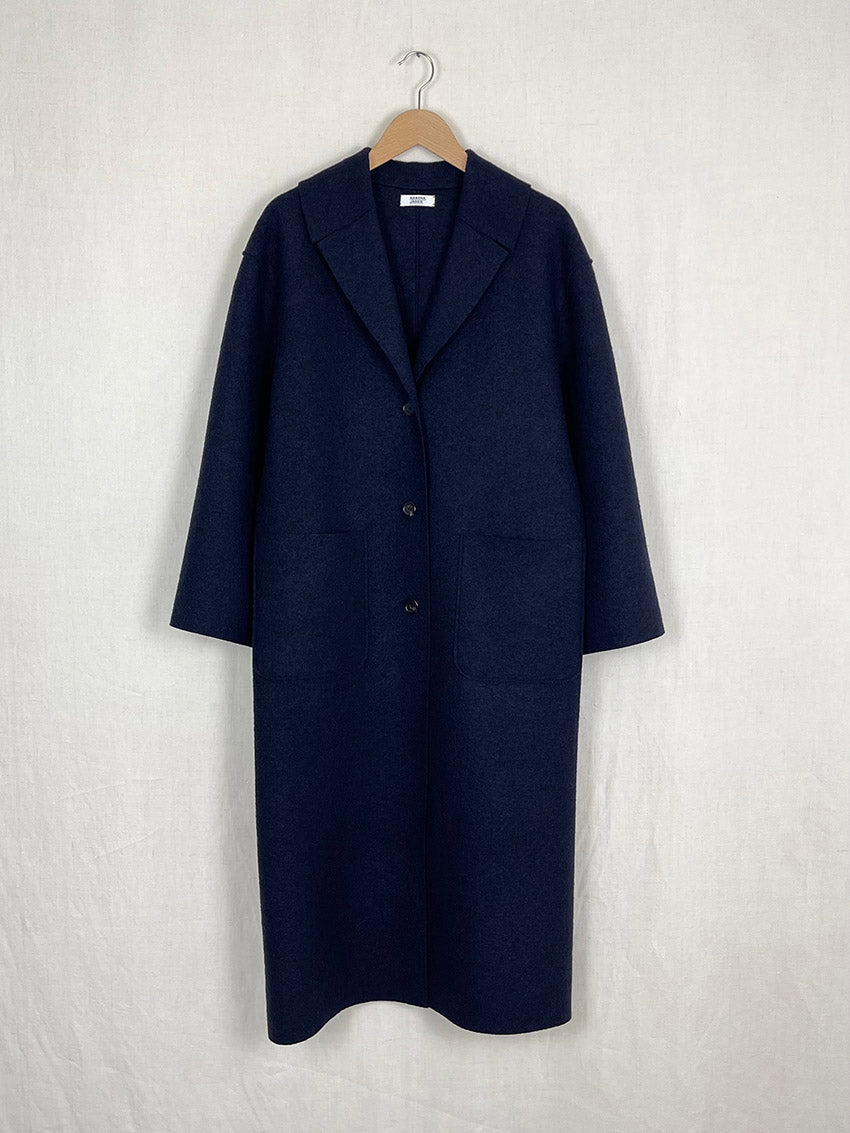 BOILED WOOL COAT - ONE SIZE