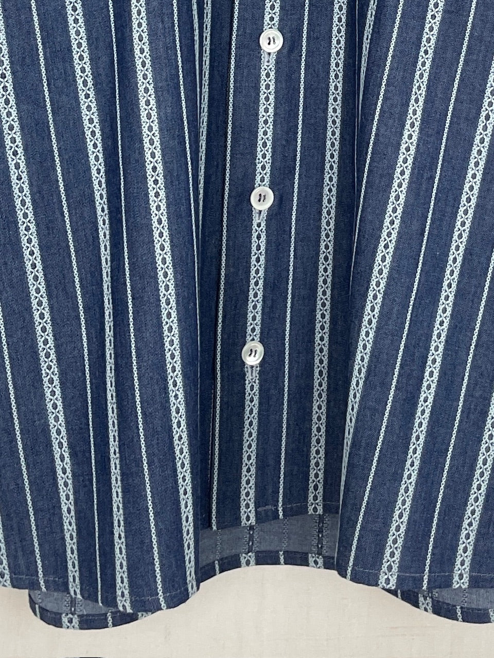 EDELWEISS AND ENZIAN RUFFLED SHIRT - SIZE 44