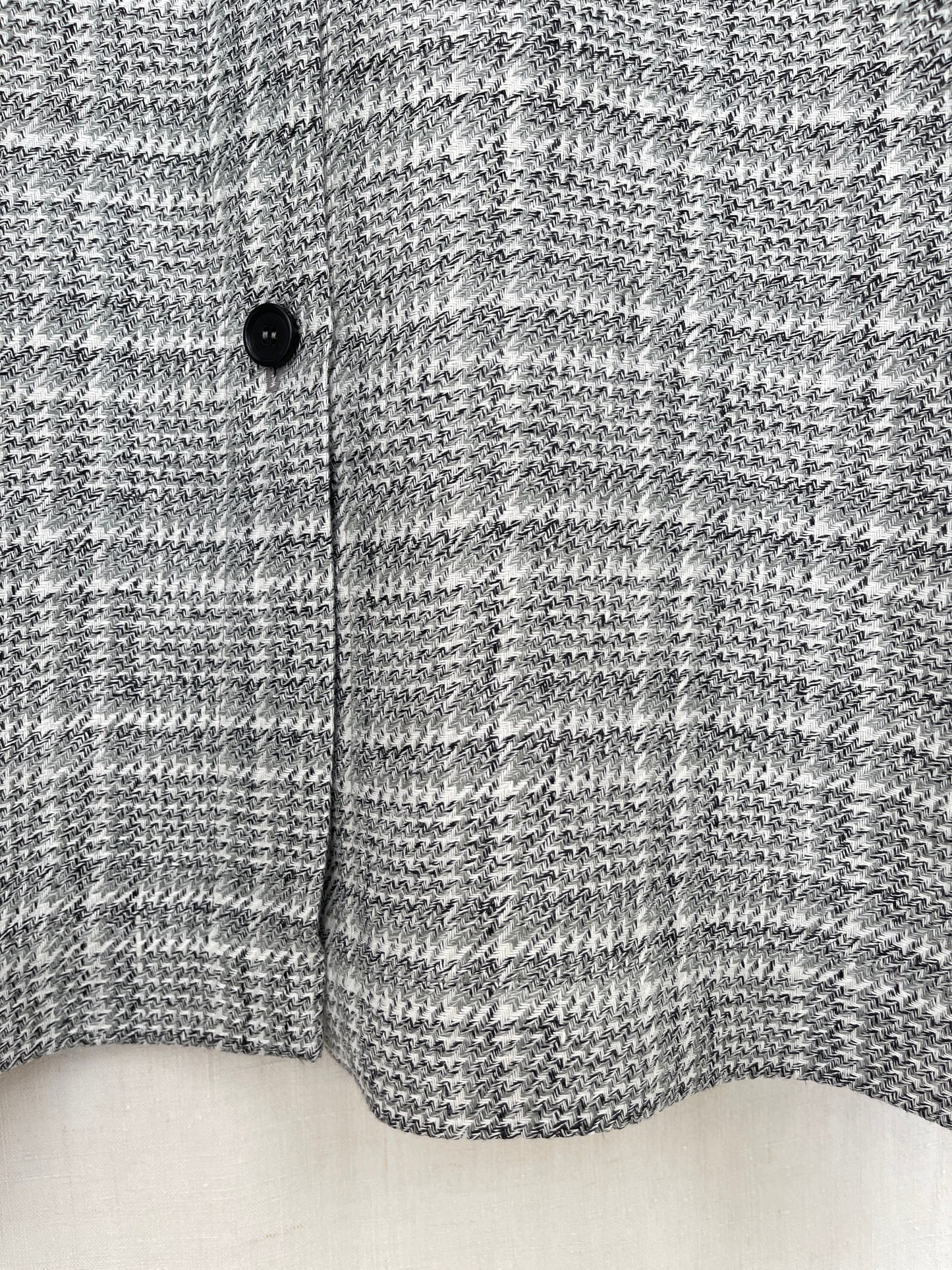 BLACK, WHITE, AND GRAY COAT DRESS - ONE SIZE