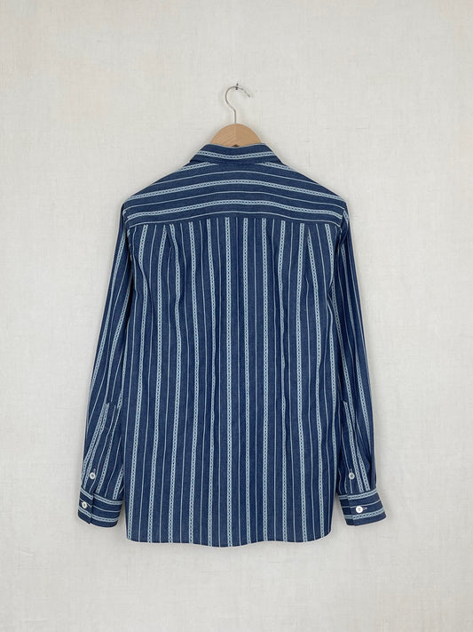 EDELWEISS AND ENZIAN RUFFLED SHIRT - SIZE 44