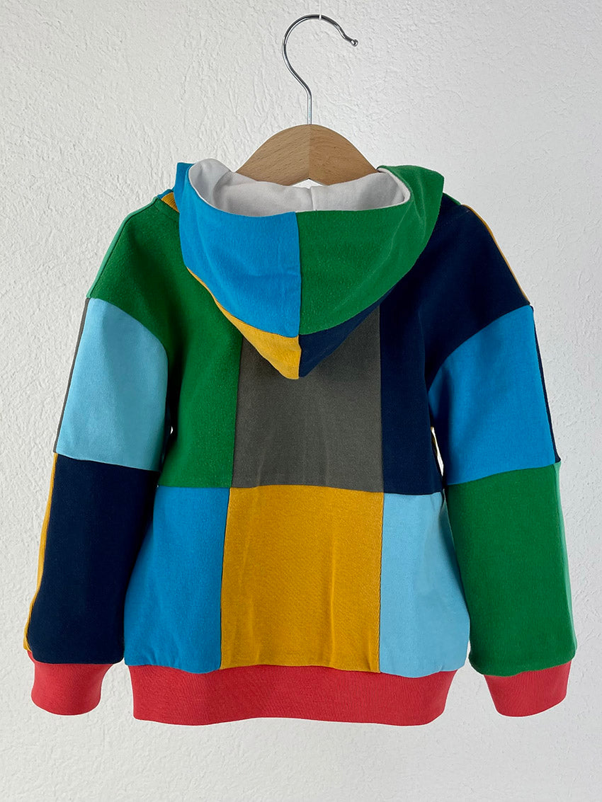 PATCHWORK HOODIE - SIZE 80