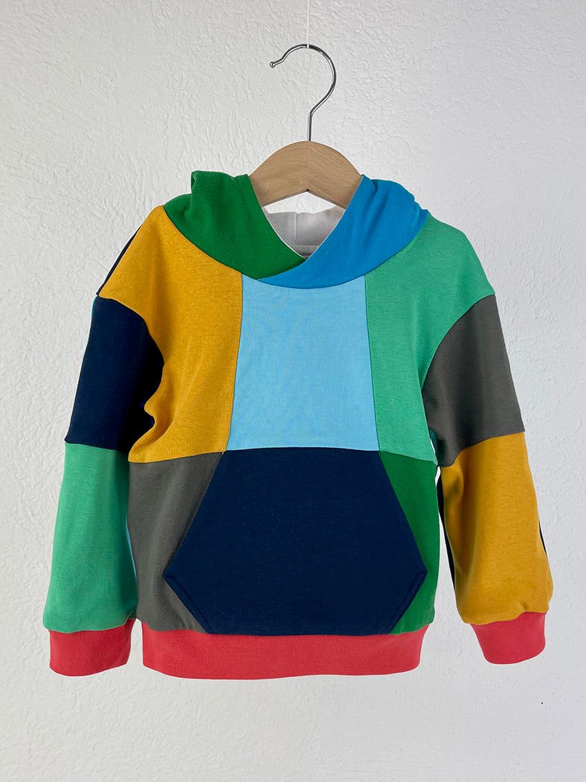 PATCHWORK HOODIE - SIZE 80